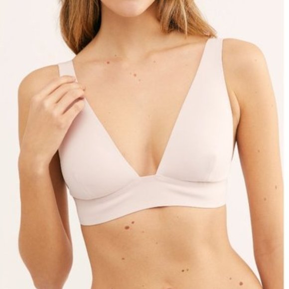 Free People Other - Back in Stock!! Small NWT Free People Erin Neo Plunge Scuba Bralette Mooncake